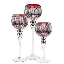 Mercury Glass Candle Holders