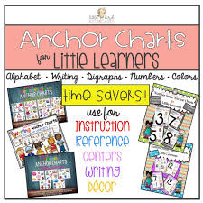Anchor Charts For Little Learners A Freebie Little Bird