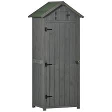 outsunny garden shed vertical utility 3