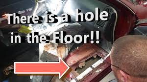 hole in car floor repair you