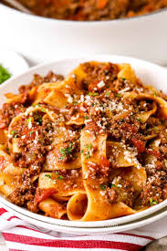 homemade bolognese sauce pappardelle