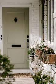 Green Front Door Paint Colors And
