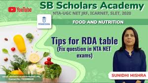 rda table ll foods and nutrition net