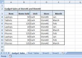 two pivot tables in single worksheet
