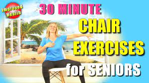 at home chair exercises for seniors or