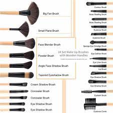 mac 24 pcs cosmetic makeup brush set