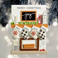 Fireplace Stockings Personalized Family