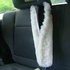Sheepskin Seatbelt Cover