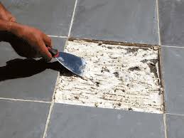 how to replace a slate floor tile