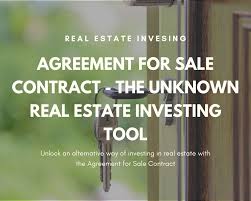 Agreement for Sale - The Unknown Real Estate Investing Tool | Rock Star