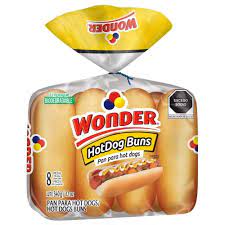 Pan para hot dog Wonder 8 pzas | Walmart