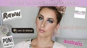full face of australian brands you