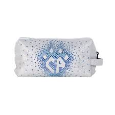 makeup bag with ca claw logo in