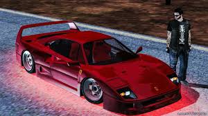 Mobilegta.net is the ultimate gta mobile mod db and provides you more than 1,500 mods for gta on android & ios: Ferrari F40 Dff Only For Gta San Andreas Ios Android