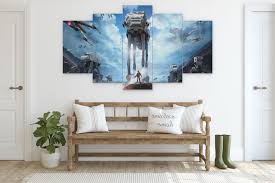 5 Panel Wall Art Star Wars Poster