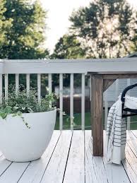 exterior refresh stained deck tips