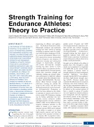 pdf strength for endurance athletes theory to practice
