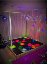 illuminated dance floor kids party