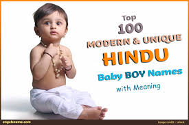 modern and unique hindu baby boy names
