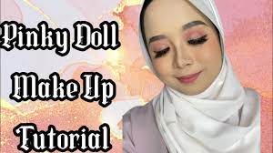 pinky doll make up tutorial makeup