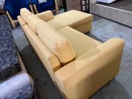 wooden 3 seater l shape sofa set for