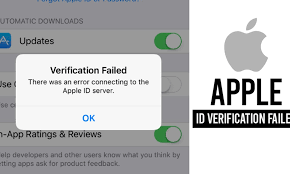 apple id verification failed a