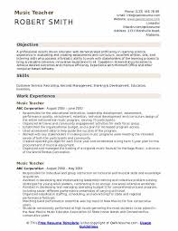 This versatile resume can be a resource for anyone in music, art or teaching. Music Teacher Resume Samples Qwikresume