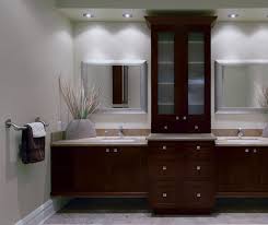 At the home depot, you can design a custom bathroom vanity with the size, style, color and options you want. Contemporary Bathroom With Storage Cabinets Kitchen Craft
