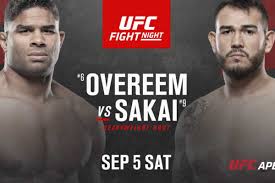 Find the latest ufc event schedule, watch information, fight cards, start times, and broadcast details. Ufc Vegas 9 Fight Card Espn Lineup For Overeem Vs Sakai On Sept 5 In Las Vegas Mmamania Com