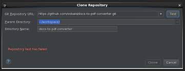 help with cloning a repo from github