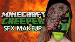 scary minecraft halloween makeup