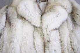 Blue Fox Fur Coat Vintage Fox Fur