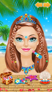 tropical princess s makeup and