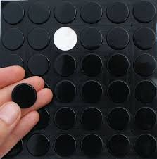 black 3m electronics rubber feet large