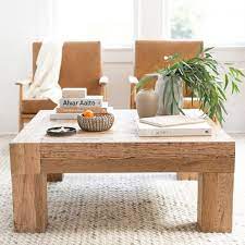 Solid Reclaimed Wood Square Coffee Table