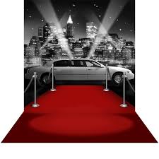 red carpet with limousine car png