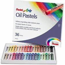 pentel arts oil pastels orted 1