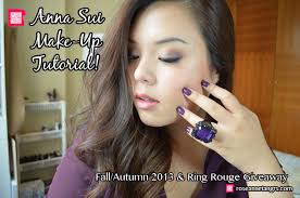 anna sui inspired fall autumn make up