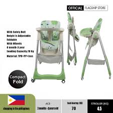 folding high chair for es