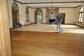 solid wood floor staining bloomington
