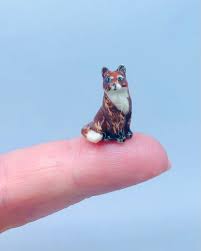 Miniature Ceramic Fox Collectable Gift