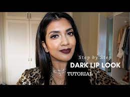 dark lips vithya hair and makeup