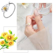 clearance rings daisy flower ring