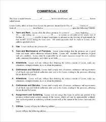 Commercial Land Lease Agreement Template1 11 Simple Commercial Lease  gambar png