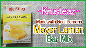krusteaz meyer lemon bar mix made with