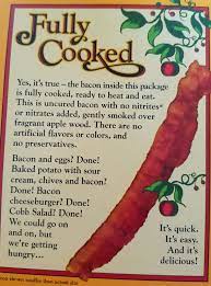 trader joe s fully cooked uncured bacon