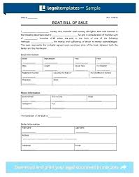 Auto Purchase Agreement Form Boat Bill Of Sale Template Used
