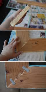 how to build a diy wood frame for