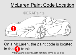 How To Find Your Mclaren Paint Code