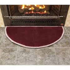 half round area rug plum wine